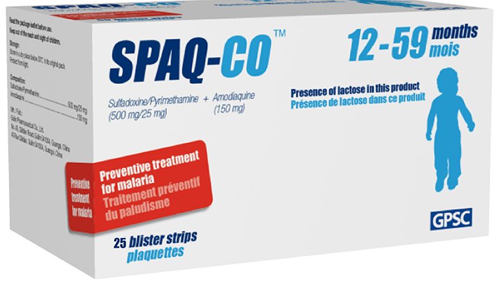Pack SPAQ - 5 Medikamente, die erfolgreich zur Malariabekämpfung eingesetzt wurden