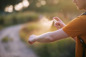 shutterstock 2135816079 300x200 - Prevention,Against,Mosquito,Bite,In,Tropical,Destination.,Man,Applying,Insect